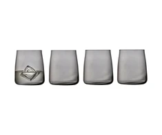 Crystal Julia Stiklinės Lyngby Glas Krystal Zero Smoke