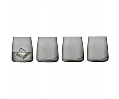 Crystal Julia Stiklinės Lyngby Glas Krystal Zero Smoke