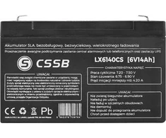 CSSB Gelinis akumuliatorius 6V 14Ah