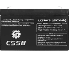 CSSB Gelinis akumuliatorius 6V 7Ah