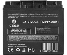 CSSB gelio akumuliatorius 12 V 17 Ah