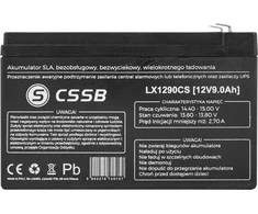 CSSB gelio akumuliatorius 12 V 9 Ah