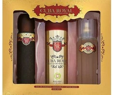 Cuba Royal rinkinys vyrams (EDT, 100 ml + dezodorantas, 200 ml + losjonas po skutimosi, 100 ml)