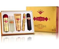 Cuba Royal rinkinys vyrams (EDT, 100 ml + losjonas po skutimosi, 100 ml + dušo želė, 200 ml + dezodorantas, 200 ml + EDT, 35 ml)