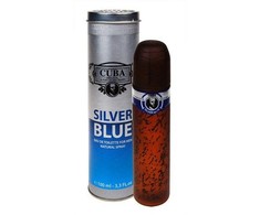 Cuba Sidabrinis Mėlyna EDT tualetinis vanduo vyrams, 100 ml