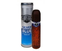 Cuba Sidabrinis Mėlyna EDT tualetinis vanduo vyrams, 100 ml