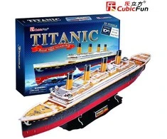 3D dėlionė CubicFun „Titanikas“, 113 detalių