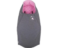 CuddleCo Comfi-Extreme vandeniui atsparus miegmaišis - pilkas melanžas / rožinis