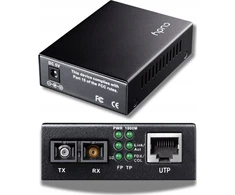 Cudy MC100GSB-40B network media converter 1000 Mbit/s Multi-mode, Single-mode Juodas