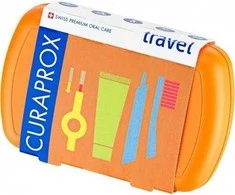 CURAPROX TRAVEL SET, kelioninis rinkinys, Orange, 1 vnt.