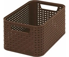 Daiktadėžė CURVER, ruda, 28,5×19,4×13 cm