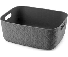Curver / Keter CURVER BASKET M DARK Pilkas SOFTEX 12,5L