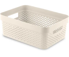 Curver Infinity Recycled 11L dėžė 36x27x14cm oasis baltas