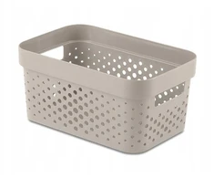 „Curver Box Infinity Recycled“ konteineris, 4,5 l, 27 x 19 x 12 cm, smėlio spalvos