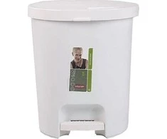 Keter CURVER ŠIUKŠLIADĖŽĖ SU PEDALU 15L /BALTA