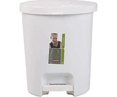 Keter CURVER ŠIUKŠLIADĖŽĖ SU PEDALU 25L /BALTA