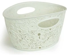 Plastikinis krepšys Victoria Curver 29x21x16cm baltas