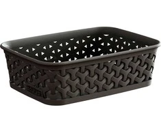 Plastikinė dėžė My Style Rattan A6 Curver 6x19.8x14.2cm ruda