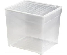 Daiktadėžė CURVER, 33 l, skaidri, 39,5×34×34,3 cm