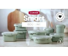 Maisto dėžutė CURVER SMART TO GO ECO 250000, 0,3 + 0,6 l