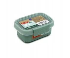 Curver Food container Snack rectangle 0,2L Smart Eco To Go 12x9x5cm soft žalias