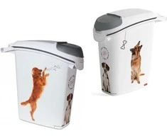 Curver Kreivė | Pet Life šunų ėdalo konteineris, 10 kg | Baltas