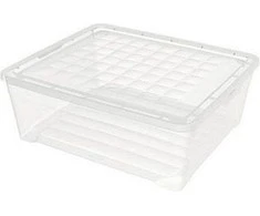 Daiktadėžė CURVER, 10 l, skaidri, 34,2×29,7×12,5 cm