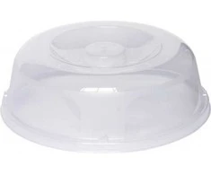 Mikrobangų krosnelės lėkštės dangtis CURVER BASIC KITCHEN ACCESORIES, skaidrus, h9 x 27 x 27 cm