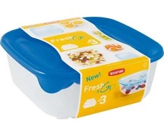 Šaldytuvo indų rinkinys Curver Fresh&Go, 3 vnt