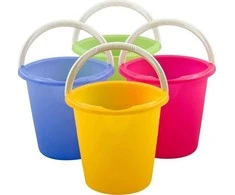 Curver Bucket Kibiras su rankena Talpykla 10L spalvų mišinys Curver - kopija