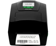 Custom ETIKEČIŲ SPAUSDINTUVAS D4 202 EKRANAS USB RS232 Juodas