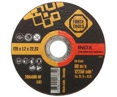Forte CUTTING DISC 125X1.2X22 MM FORTE TOOLS