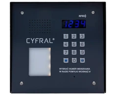 CYFRAL PC-2000R PRO Antracitas CYFRAL Pokalbio skydelis su RFID skaitytuvu