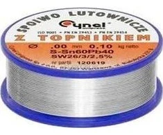 Cynel litavimo alavo litavimo rišiklis 1mm 100g SN60PB40 SN60PB40