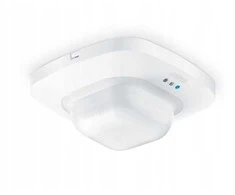 Steinel „Abc0a IR Quattro HD-2“ 24 m KNX „Bluetooth Mesh“ įleidžiamas IP20 kvadratinis baltas buvimo ir prieblandos jutiklis