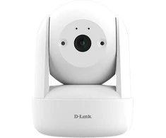 „D-Link“ 2K pasukama ir pakreipiama „Wi-Fi“ kamera, IP apsaugos kamera, vidaus patalpoms, belaidė, stalinė, balta, bokštelis