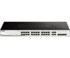 Šakotuvas D-LINK 28-Port Layer2 Smart Managed Gigabit Switch dlink žalias 3.0 24x 10/100/1000Mbit/s TP RJ-45 Port4x TP Combo Port / SFP lizdas