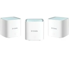 Maršrutizatorius D-Link EAGLE PRO AI AX1500 tinklelio sistema | M15-3 (3 pakuotės) | 802.11ax | 1200+300 Mbit/s | 10/100/1000 Mbit/s | Ethernet LAN (RJ-45) jungtys 1 | Tinklelio palaikymas Taip | MU-MiMO Taip | Nėra mobiliojo plačiajuosčio ryšio | Antenos tipas 2 x 2,4 G WLAN vidinė antena, 2 x 5 G WLAN vidinė antena