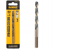 D01E8 Dewalt grąžtas metalui, juodas ir auksinis, 8,5 mm