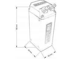 D1Spec alyvos surinkimo bakas D1Spec 9mm sidabrinis kvadratas