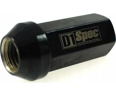 D1Spec Kaltinės lenktyninės veržlės D1Spec plienas 12x1,25 juodos