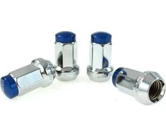 D1Spec_D Riešutai M12x1.25 Steel 30mm D1Spec Orginalinis sidabrinis / Mėlynasis kūgis