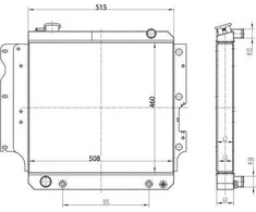 D1Spec_D Sportinis vandens radiatorius Jeep Wrangler YJ/TJ 2.4L-4.2L 87-06 TurboWorks