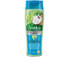 Šampūnas plaukų apimčiai Coconut MutiVit, Dabur Vatika, 400 ml