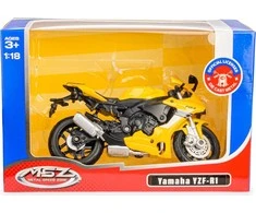 Daffi Model MSZ 1:18 Yamaha YZF-R1 geltona M-319 33198
