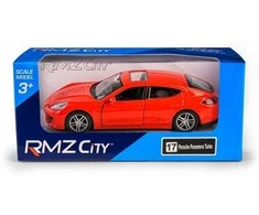 Daffi Model RMZ Porsche Panamera turbo raudona K-843 18430