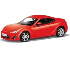 Daffi Toyota 86 raudona