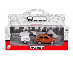 Daffi Fiat 126p+przycz.Niewiad Krótka bršz K-610 16108