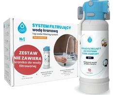 Dafi Dafi „Flow Comfort D1“ po kriaukle montuojamo filtro pradinis rinkinys be čiaupo
