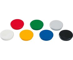 Magnetai Dahle 32mm 10 vnt./pak. įvairių spalvų
